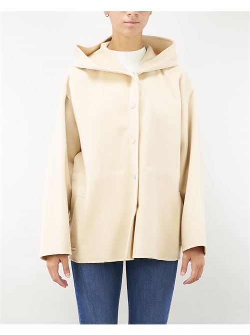 Cappotto in lana con cappuccio Max Mara Weekend MAX MARA WEEKEND | Cappotto | GENNAIO64